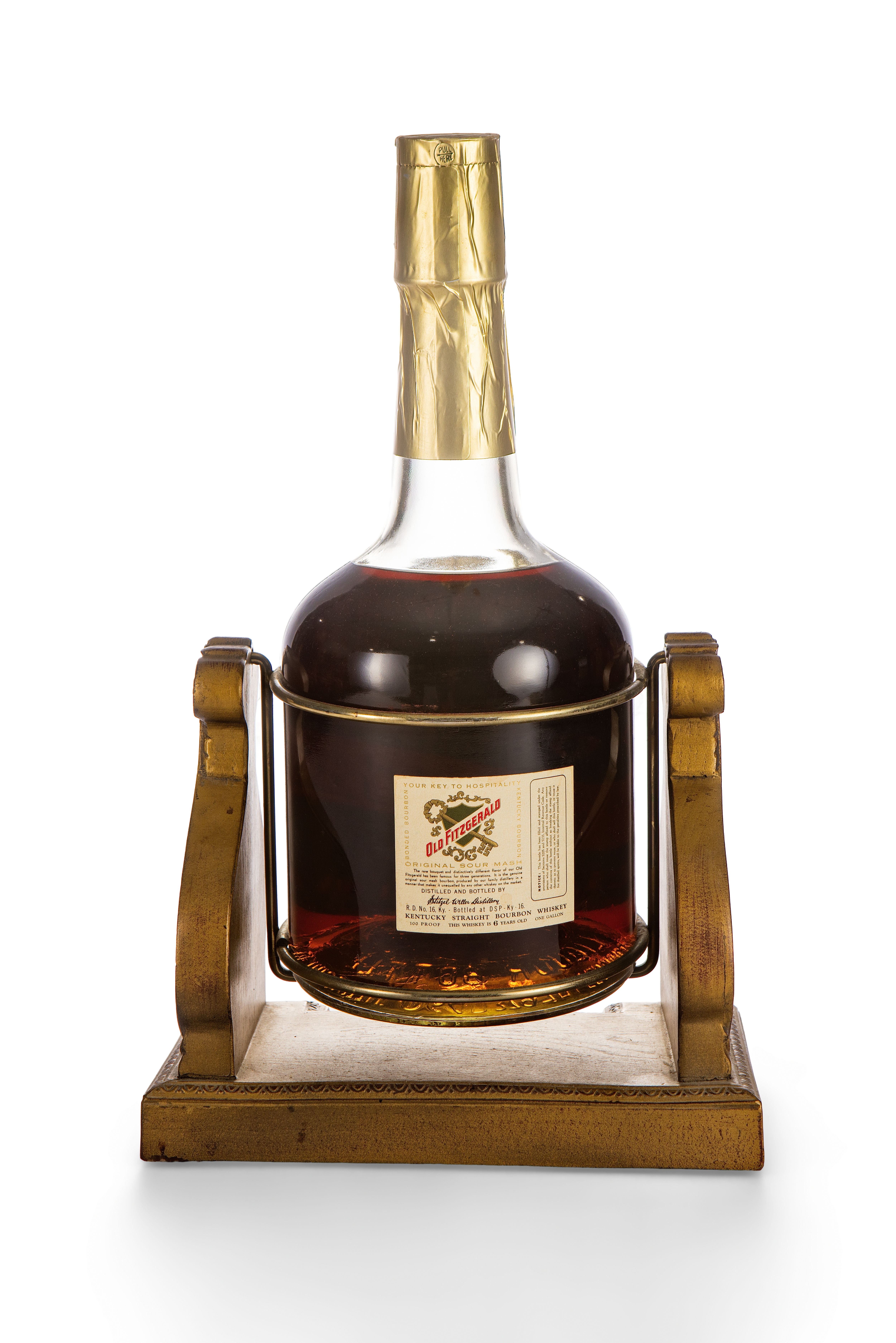 Old Fitzgerald Bottled in Bond 1965-1971 Gallon w/Swing and Box
